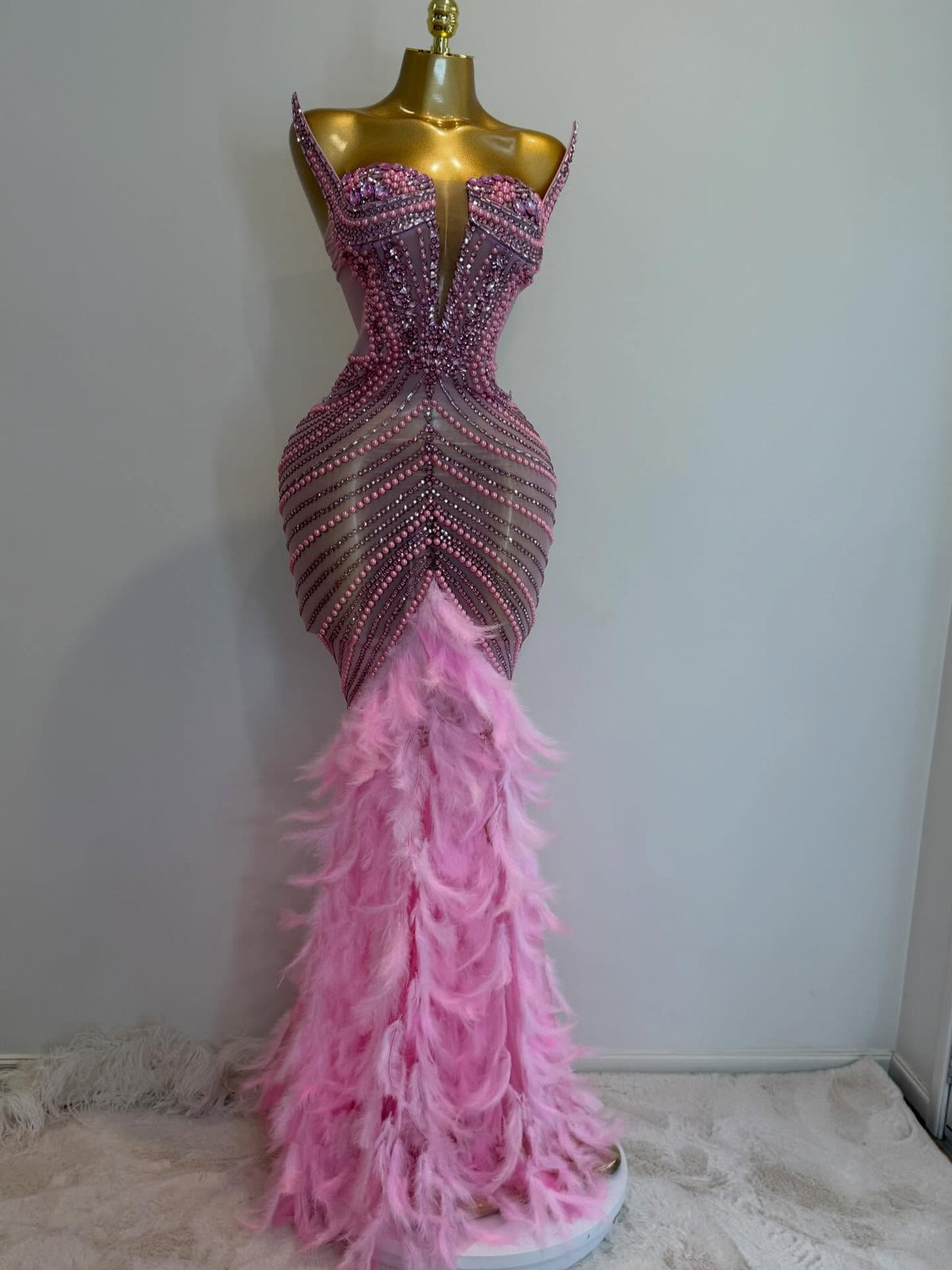 Pearl feather Luxe