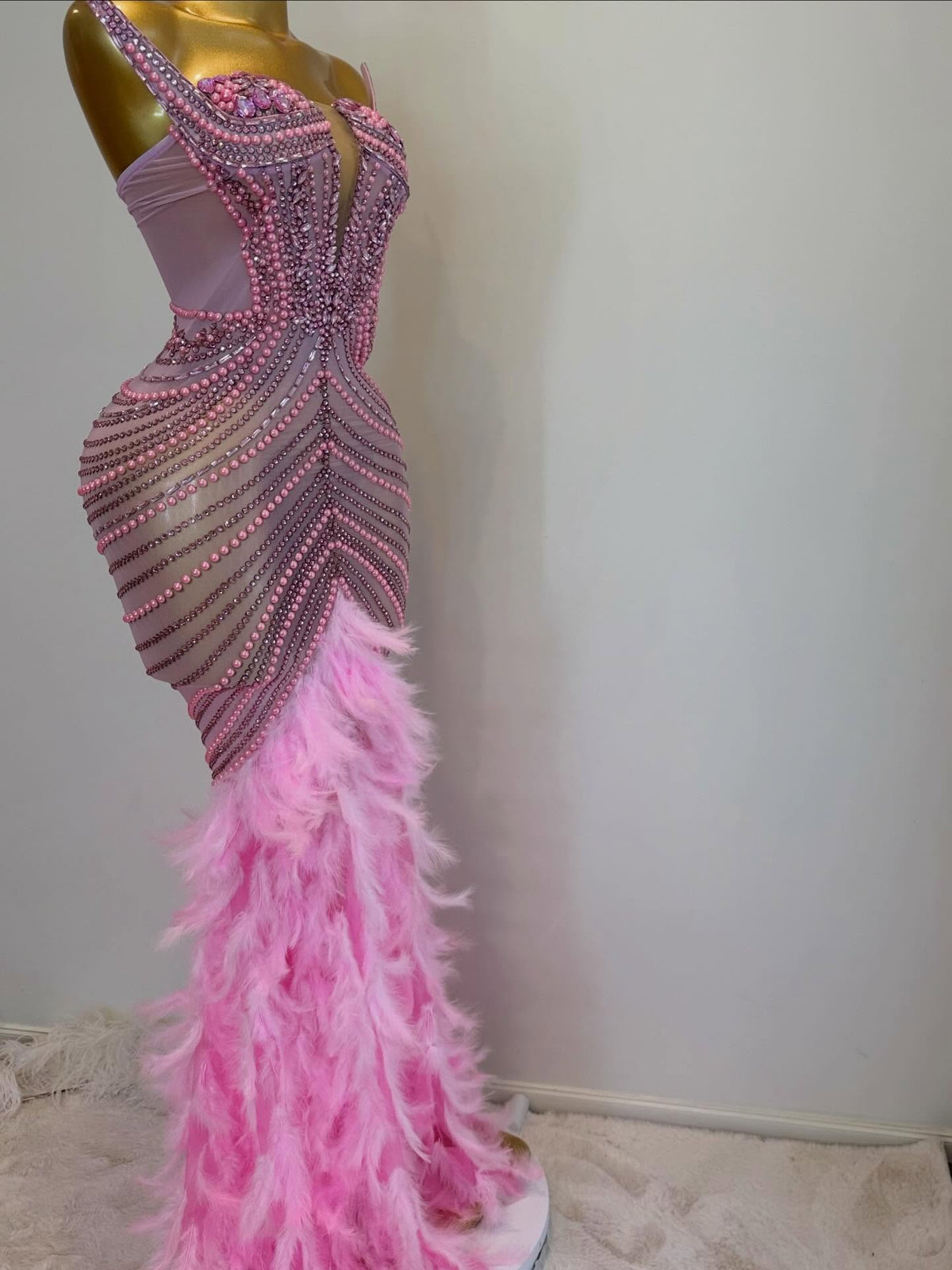 Pearl feather Luxe