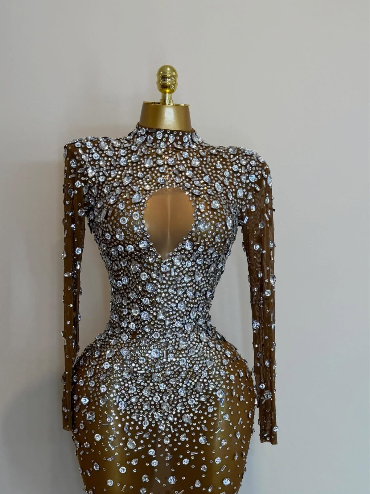 Gilded Cocoa Dress