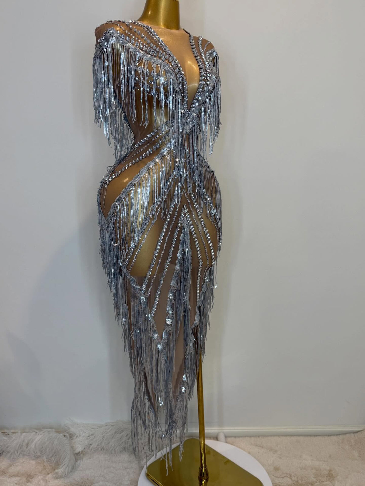Iconic  Dress(gold, silver)