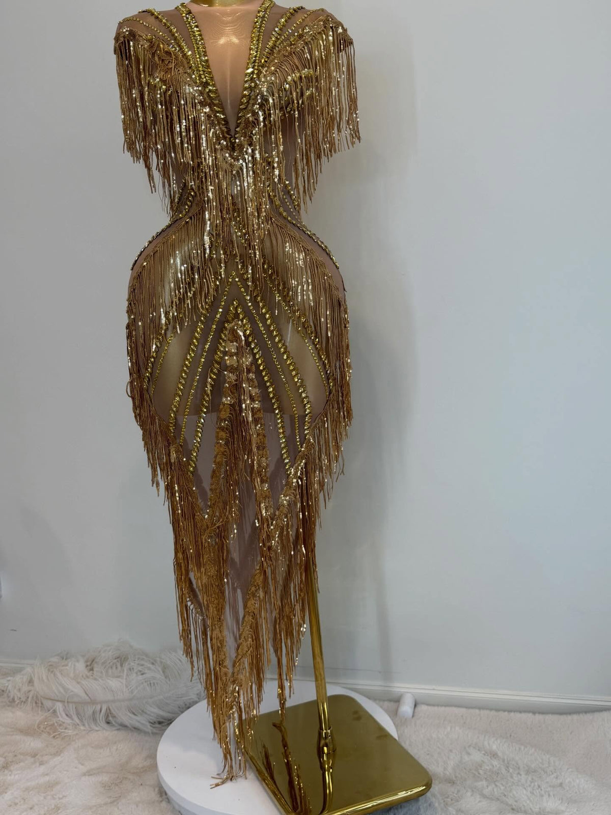 Iconic  Dress(gold, silver)