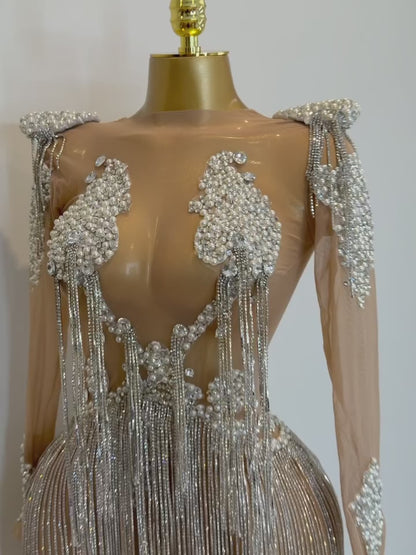 Celestial Fringe Dress