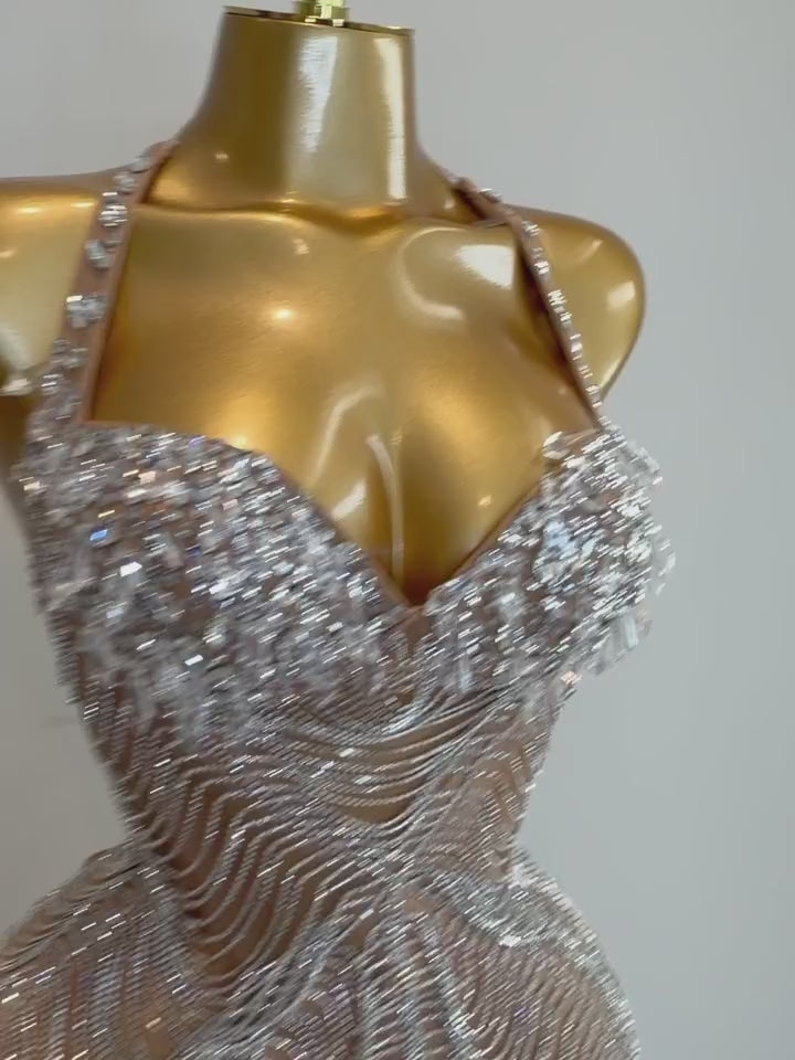 Crystalline dress